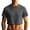 A-Dark Gray2541, variant on XIAOCHA Men Solid Crop T Shirt Short Sleeve Crew Neck Fashion Casual Tops