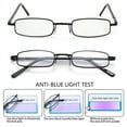 thumbnail image 4 of MAINYU Slim Eyeglasses Reading Glasses Blue Light Blocking, Fashion Rectangular Computer Readers with Pen Clip Tube Case for Women Men Lightweight & Comfortable Anti Glare, 4 of 7