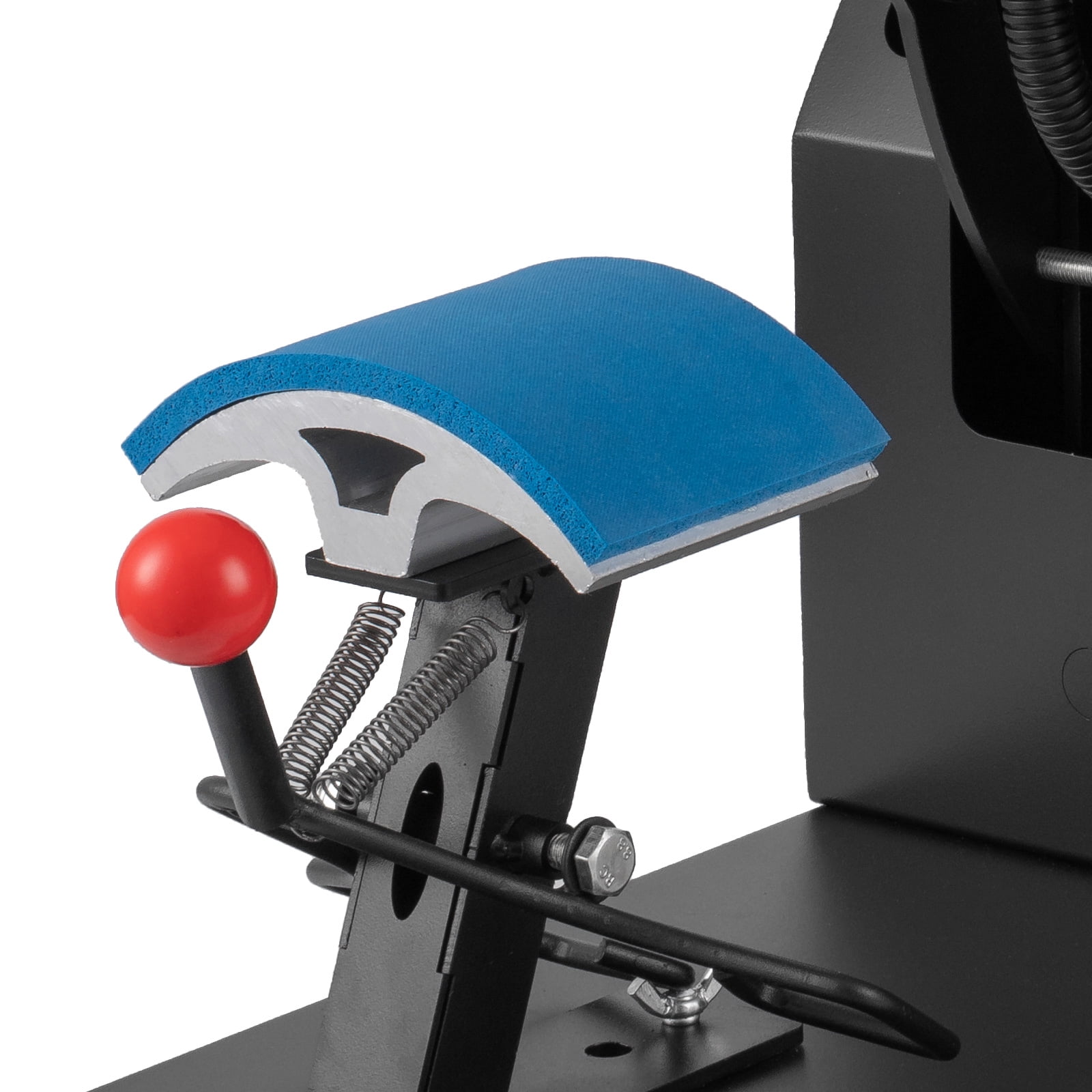 Shzond Hat Heat Press Baseball Hat Heat Press Machine Cap Sublimation Transfer Press, Adult Unisex, Size: 23.6 x 16.9 x 12.9, Black