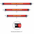 thumbnail image 2 of Gymax 3 PCS Magnetic Tool Holder Bar Organizer Storage Rack Knife Wrench, 2 of 10