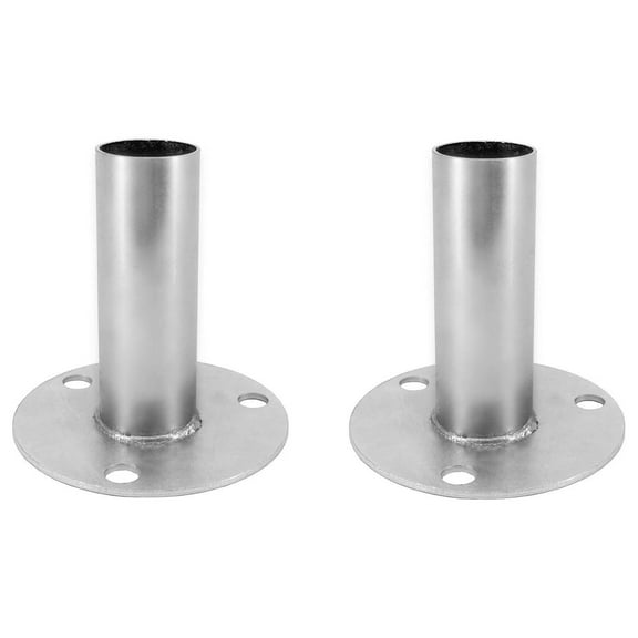 GoodsZone Canopy Foot Pads Fittings 1-3/8" for Frame Shelter Carport Deck Shed Connectors Joints, 2/Pack