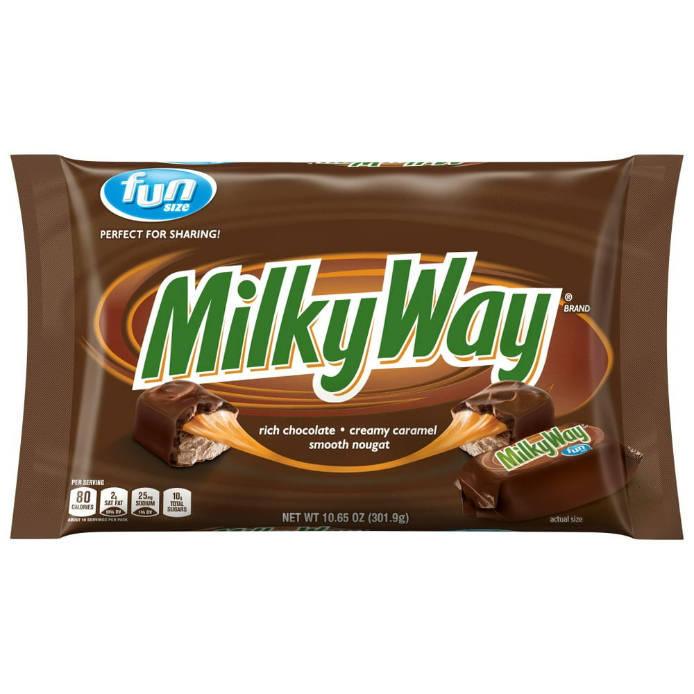 MILKY WAY Chocolate Candy, Halloween FUN SIZE, 10.65 oz bag Walmart