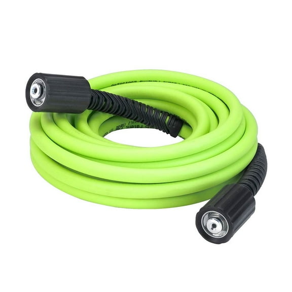Flexzilla® Pressure Washer Hose, 1/4" x 25’, 3100PSI, M22 Fittings, ZillaGreen™