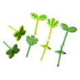 thumbnail image 5 of Nkmbld Items! Fruit Fork Plastic Lunch Box Decoration Pick Cake Snack Fruit Pick Platter Fruit Fork Set Lunch Box Decoration, 5 of 9