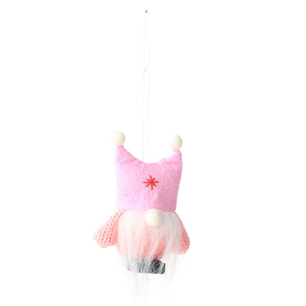 Ueb Device Creative Faceless Double Ball Cap Doll Shape Pendant Christmas Decor Pink Walmart Com Walmart Com