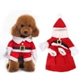 thumbnail image 1 of Ropa navideña para mascotas, ropa navideña de algodón para mascotas, disfraz navideño para mascotas, ropa navideña para perros creada magistralmente, 1 of 8