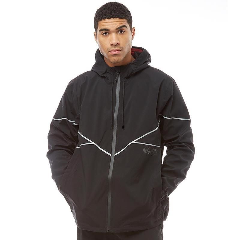 Adidas Mens 3l Premiere Hooded Jacket (Small, Black)