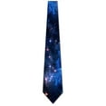 thumbnail image 3 of Space Ties Mens Outer Space Galaxy Necktie by Three Rooker, 3 of 3