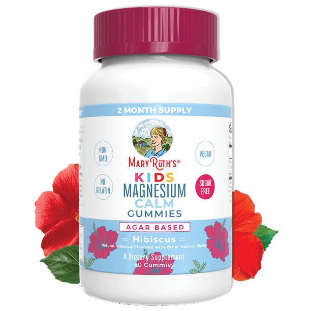 Kids Magnesium Citrate Gummies by MaryRuth's 2 Month Supply Sugar