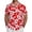 Red, variant on BUWTTED Mens Shirts Summer Short Sleeve Button Down Lapel Floral Print Beach Hawaiian Vacation Shirts Light Blue L