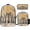 Milan, variant on Rome 3 Piece Backpack Sets 17 Inch Bookbag, Insulated Lunch Bag & Pencil Case Combo