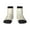 2 Black-1, variant on Rabbit And Milk Tea Pattern Quarter Crew Socks,Toe Seamed Ankle Socks,Cotton Cushioned Breathable Athletic Crew Sports Socks