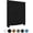 Black - 1 Pack, variant on Window Blinds Cordless No Drill Cut to Size Clip On Stick On Self Adhesive Temporary Blinds Pleated Paper Blinds for Windows Doors Shades for Home Nursery Bedroom Kitchen Bathroom Brown