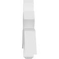 thumbnail image 3 of 96"W x 20"H x 4"D x 6"F, 5/12 Pitch, Alberta Architectural Grade PVC Gable Bracket, 3 of 8