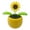 K, variant on iaksohdu Car Ornament Funny Solar Powered Cartoon Vibrant Ornamental Decoration Gifts Automobile Dashboard Dancing Flower Swinging Toy for Friend