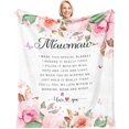 thumbnail image 1 of LHSHID Mawmaw Gifts Best Gifts for Mawmaw Mawmaw Throw Blanket 60x50 Inch Mawmaw Gifts from Grandchildren Maw Maw Gifts for Grandma Mawmaw Gifts for Birthday Retirement 50"x60", 1 of 8