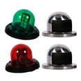 thumbnail image 3 of Ampoules de Navigation, en Acier Inoxydable 12V LED Bateau de Plaisance Rouge Vert Arc de Navigation Lumière, 3 of 8