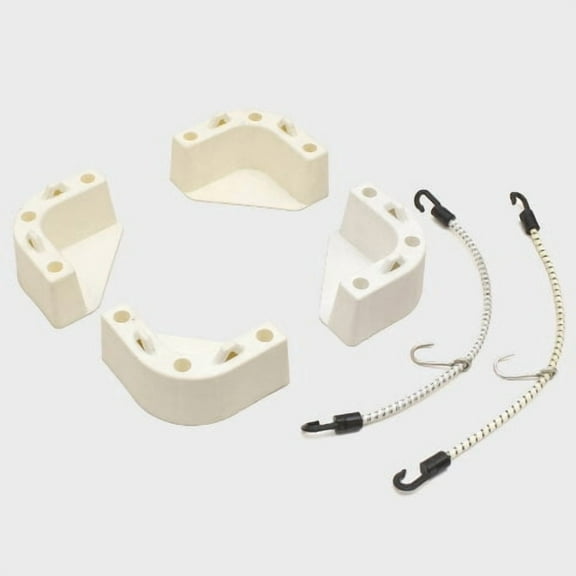 Tracker Boat Cooler Tie-Down 116167 | White Plastic (Kit)