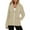 Khaki, variant on Ydsxlp Zip Up Hoodie Jackets for Women Women's Fall/winter Solid Color Long Sleeve Pocket Drawstring Hoodie Zipper Thumb Hole Hoodie Womens Hoodies Hoodies for Women Black L
