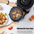 thumbnail image 1 of Air Fryer Silicone Basket 8 Inch Reusable Air Fryer Silicone Basket BPA-Free  Heat Resistant Silicone Air Fryer Basket with Pour Port Air Fryer Accessories for Kitchen, 1 of 7