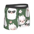 thumbnail image 3 of Kll Alpaca Faces Men'S Cotton Boxer Briefs Underwear-Medium, 3 of 9