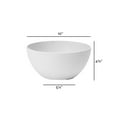 thumbnail image 3 of Root & Vessel Napa Bowl Planter, White, 10", 3 of 4