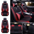 thumbnail image 3 of Aotiyer Full Set Car Seat Covers Universal Car Seat Covers Breathable Leather Automotive Seat Covers for Most Cars, 3 of 7