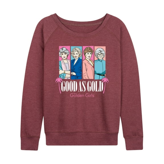 Golden Girls - Good As Gold Group Blocks - Women's Lightweight French Terry Long Sleeve Shirt