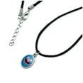 thumbnail image 2 of Sesame Street Grover Face Antiqued Oval Charm Pendant with Black Satin Cord, 2 of 5