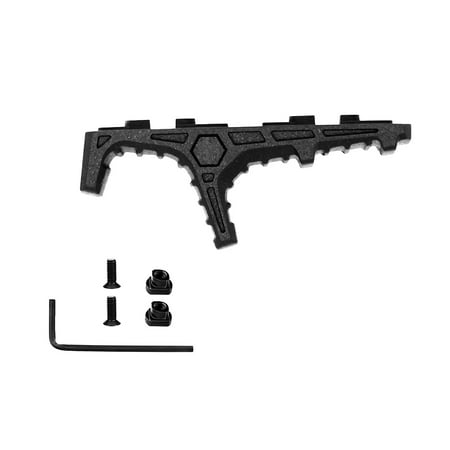 

2Pcs Front Handle Grip Universal Hunting Tool Component Gripping Part Hand Stopper Parts Modification Handles Replacing Accessories black