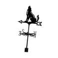 thumbnail image 4 of Soporte de techo de de hierro, veleta, decoración del jardín, indicador de dirección del viento para pérgolas, invernaderos, instalación simple, 4 of 9