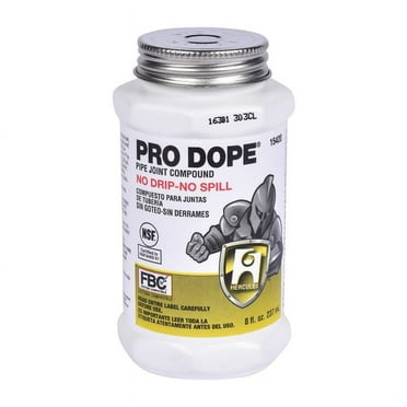 Oatey PRO DOPE 15420 Thread Sealant, Gray, 8 oz Can