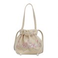 thumbnail image 1 of Bolso Hombro Cuerpo Cruzado para Mujeres Arpillera Floral El Compras Viajes, 1 of 8