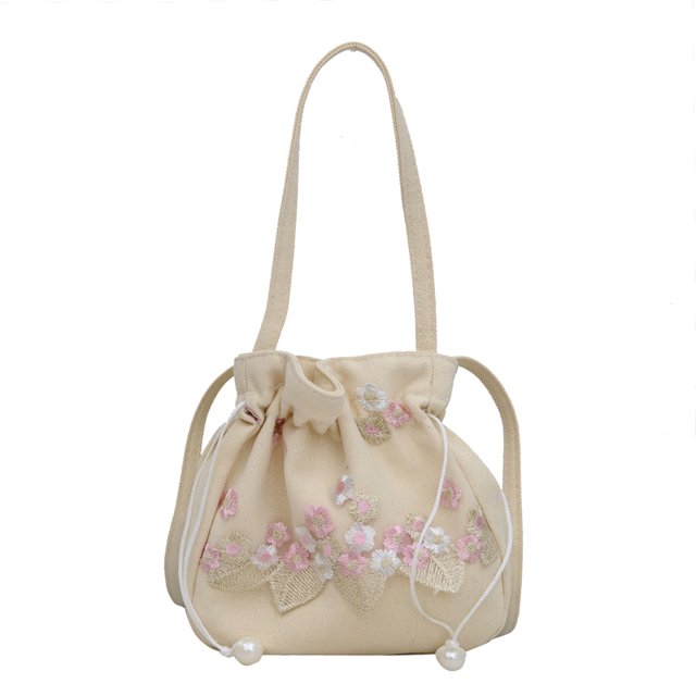 Bolso Hombro Cuerpo Cruzado para Mujeres Arpillera Floral El Compras Viajes
