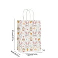 thumbnail image 3 of AURIGATE 12 Pcs Easter Gift Bag,Bunny Paper Treat Bags with Handles Easter Party Favor Pouches Spring Bunny Egg Candy Pouches for Kids Holiday Party Gift Wrapping, 3 of 6