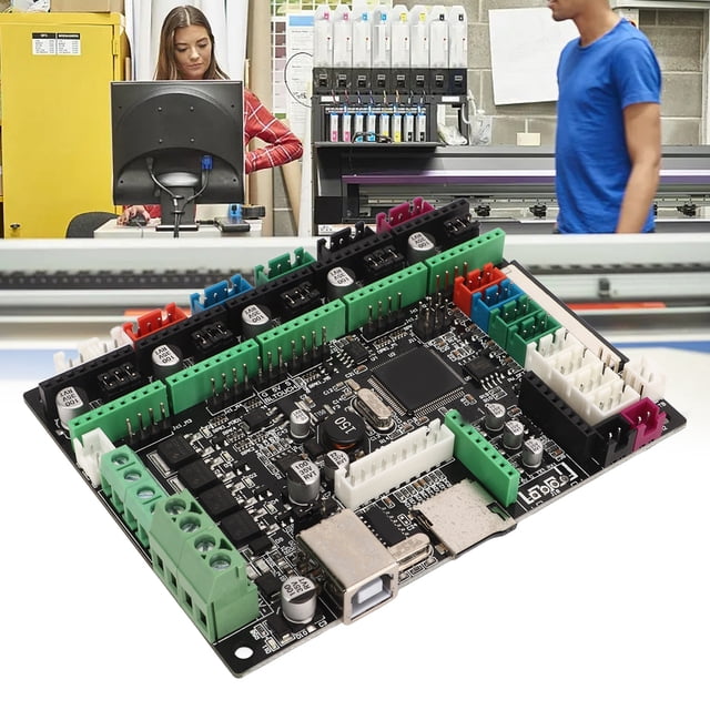 Kit De Placa De Control De Impresora 3D, Controlador De Impresora PCB STM32, Mini Controlador De Placa Base Integrado, Piezas De 12V A 24V 5A A 15A
