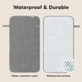 thumbnail image 4 of Cambiador de pañales portátil KeaBabies SWIFT impermeable gris, 4 of 9