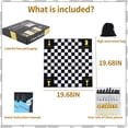 thumbnail image 4 of Juego de mesa de ajedrez Jyquorp para 4 jugadores con material de alfombrilla de ratón, 4 of 6