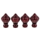 thumbnail image 2 of Extremos de varilla para cortinas Perfecl decorativos 4 piezas 28 mm rojo, 2 of 8