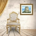 thumbnail image 3 of McLoughlin, James 32x26 Gold Ornate Wood Framed with Double Matting Museum Art Print Titled - Western Landscape Photo V, 3 of 4