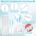 thumbnail image 5 of General 300PCS Interdental Brushes for Braces, Soft and Bendable Dental Brush for Orthodontic Braces, Braces Cleaner Brush Tooth Pick Teeth Flossers Brushes for Teeth (White), 5 of 14