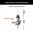 thumbnail image 3 of Motorcycle Fuels Tanks Valves with Double Sealing Rings Anti Leakage Flows Regulator General Fitment for Generator Use, 3 of 8
