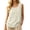 Beige, variant on Women's Floral Embroidered Tank Top Cotton Linen Blend Sleeveless Shirts Crew Neck Casual Summer Tunic Blouse Tops (Red, XXL)