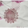 thumbnail image 4 of oneOone Cotton Poplin Twill Dusty Rose Fabric Triangle & Mandala Watercolor Diy Clothing Quilting Fabric Print Fabric By Yard 56 Inch Wide, 4 of 4