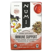 Numi Tea Organic, Immune Support, Caffeine Free, 16 Non-GMO Tea Bags, 1.13 oz (32 g)