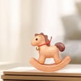 thumbnail image 1 of Elodie Wooden Rocking Horse Statue Collection Multifunctional Decorative Portable Craft, 1 of 8