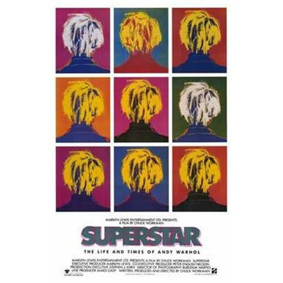 Posterazzi MOV196617 Superstar Life Times of Andy Warhol Movie Poster - 11 x 17 in.