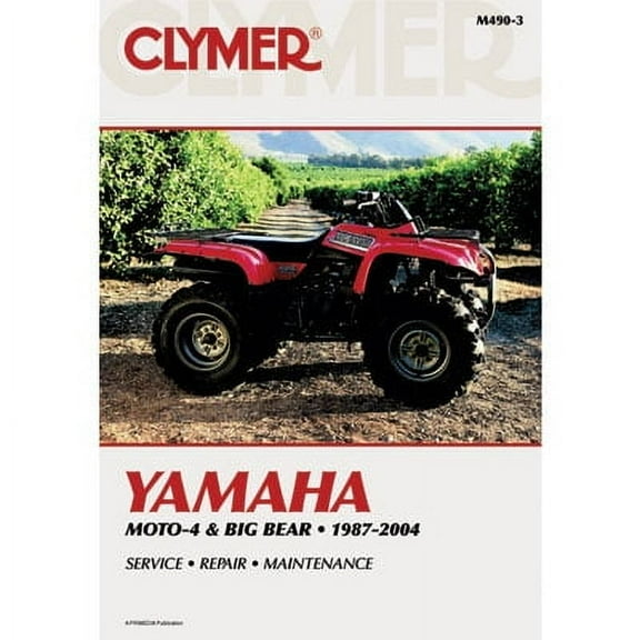 Clymer Repair Manuals for Yamaha BIG BEAR 2x4 400 2000-2004