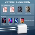 thumbnail image 4 of Cargador USB C Aworld de 20 W para iPhone 15 Pro Max con cable, 4 of 7