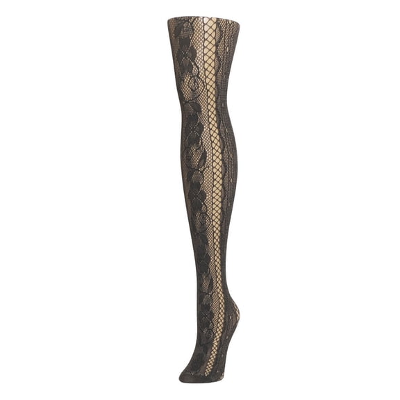 Infinity Women's Linear Floral Net Tights